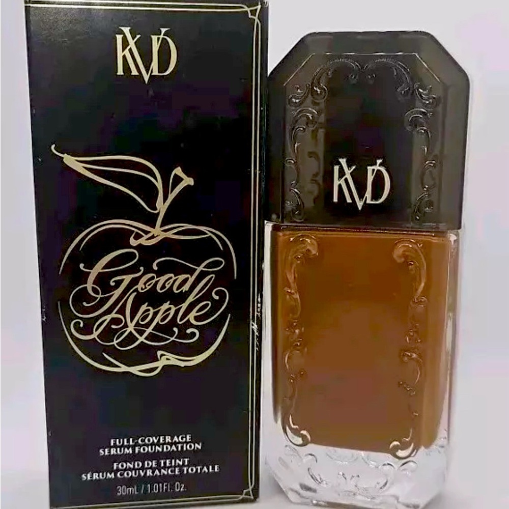Kat Von D KVD Good Apple Skin Full Coverage Serum Foundation DEEP 084 New in box